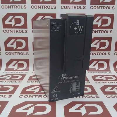 议价Bw1593 Bihl Wiedemann Power Supply 115230Vac 30Vdc Us