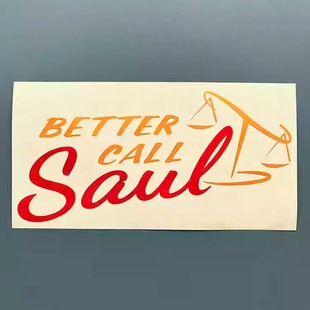 镂空车贴风骚律师Better Call Saul车贴吉米麦吉尔绝命毒师车贴