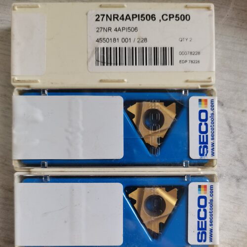 现货瑞典山高27NR4API506  27ER4API506 石油钻杆V50扣型螺纹刀片