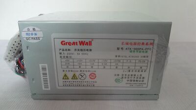 包邮原装ATX-300P4-PFC电源节能版300W 额定230W台式机箱长城电源