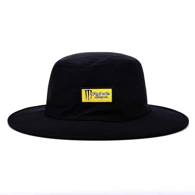 Monster大帽檐防晒遮阳薄款速干渔夫帽盆帽钓鱼户外骑行带防风绳