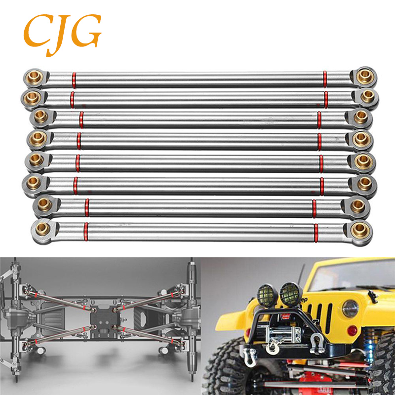 1/10攀爬车AXIAL SCX10 90046金属拉杆313轴距 车架拉杆升级改装