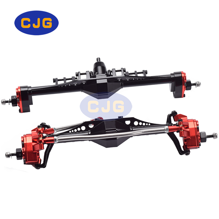 1/10仿真攀爬车升级配件SCX10 III AX103007前后车桥总成金属车轴