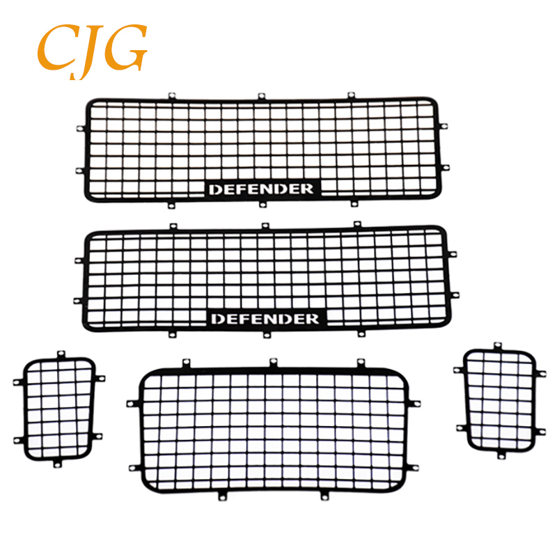 1/10攀爬车升级配件路虎卫士TRAXXAS T4 TRX4金属车窗网防护网