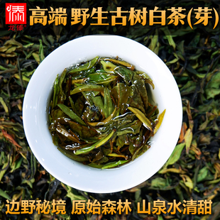 正宗云南野生古树白茶高端芽孢 2025年云南德宏秘境森林荒野白茶