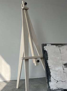 kt中古仓书报架架展示架画架极简实木架功能海报板拆装广告架