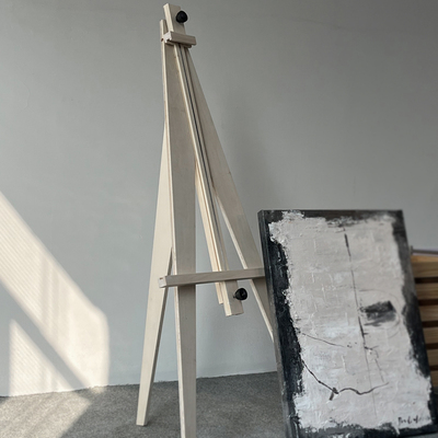 kt中古仓书报架架展示架画架极简实木架功能海报板拆装广告架