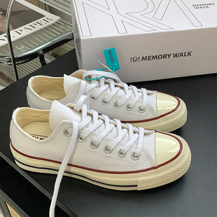 1970s低帮帆布鞋 2026春秋新款 女款 厚底情侣鞋 男 鞋 子百搭板鞋 有亿