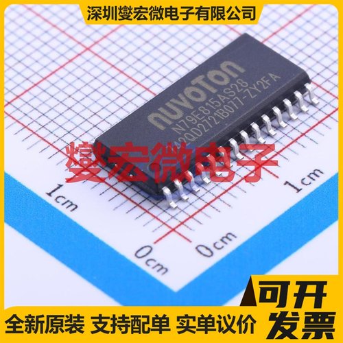N79E815AS28 SOIC-28-300mil MCU/MPU/SOC微处理器控制器
