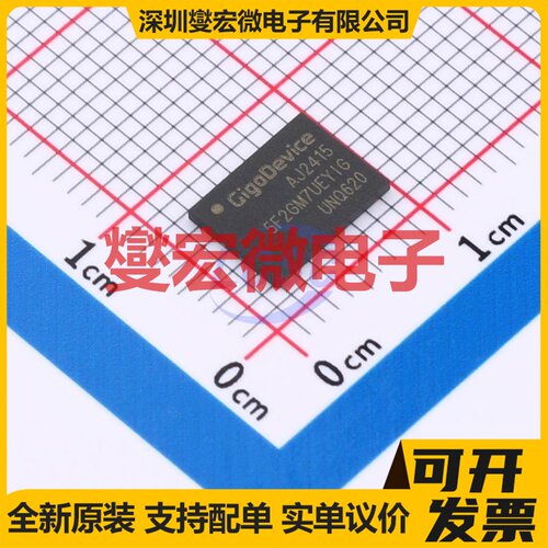 GD5F2GM7UEYIGR WSON-8(8x6) 2Gbit NAND FLASH存储器芯片IC