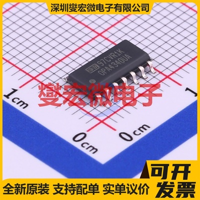 OPA4340UA SOIC-14 四路运算放大器芯片IC