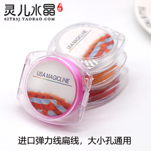 9.9包邮 美国进口弹力线 弹性强不易拉丝 进口水晶手链绳穿珠线