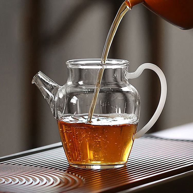 耐高温家用公道杯玻璃茶水分离