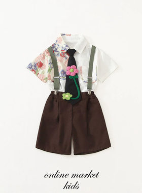男童幼儿园表演服班服演出服套装