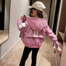 女童秋装外套2025新款洋气5岁女孩韩版6工装网红7中大童8春秋