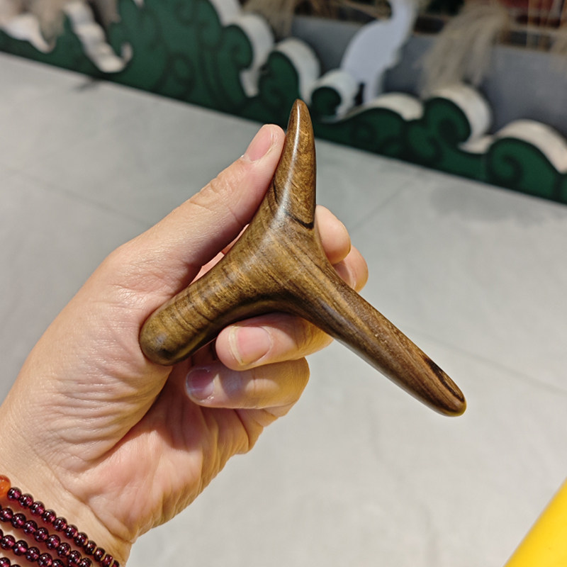 金丝檀木足底按摩器点穴工具按摩脚经络棒T型锥足疗多功能三角雀,个人护理/保健/按摩器材,按摩穴位棒,淘宝优惠券,粉丝福利购,淘宝优惠卷