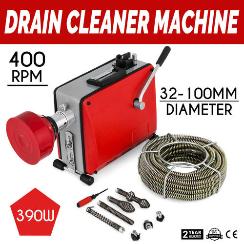 GQ-100专业管道疏通器390W电动排水管道清洁器多用途管道清洁批发
