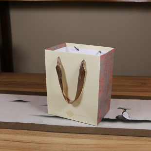 中国风纸袋包装手提袋服装礼品打包纸袋子加厚方形加大卡纸拎袋