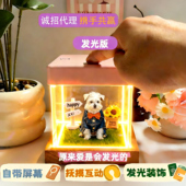 宠物全息投影盒子ai宠物定制3d全息投影盒子智能宠物定制纪念品