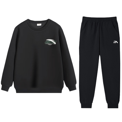 安踏运动套装男大童卫衣长裤