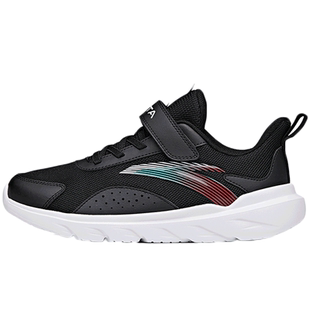 安踏童鞋儿童运动鞋春季男童革面跑步鞋中大童魔术贴鞋子男孩冬鞋