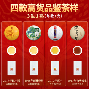 【品鉴套装】雨林古树茶 普洱高货茶样试饮普洱生/熟茶品鉴装茶叶
