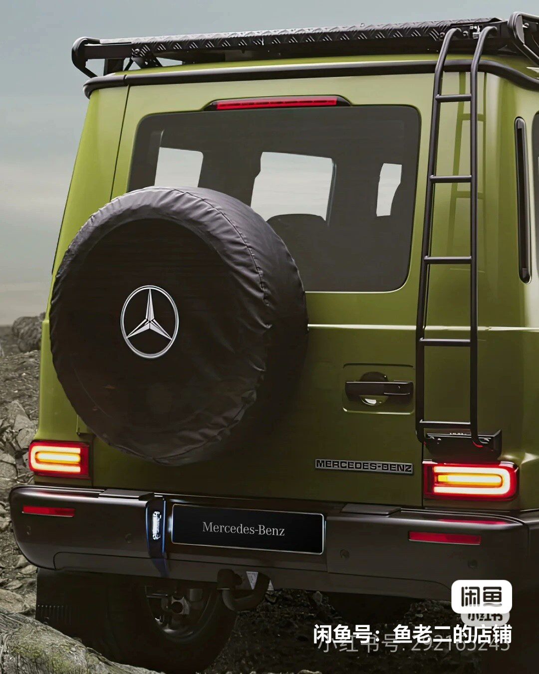 大G级g500g63g350g55g400巴博斯改装后备胎罩加厚轮胎套定做图案