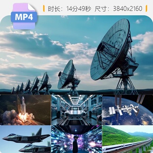 高清4K大国重器超级工程中国制造崛起科技发展新时代建设视频素材