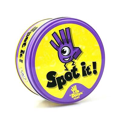 spot it game 英文版 铁盒找你妹 多人聚会益智游戏卡牌Dobble