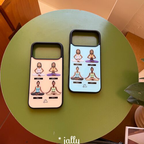 jally周一 小众原创系列2《来上瑜伽课！》全新配色emoji表情小人