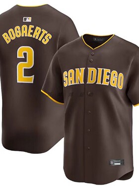 圣地亚哥教士队 San Diego Padres 2#BOGAERTS 男子运动棒球服