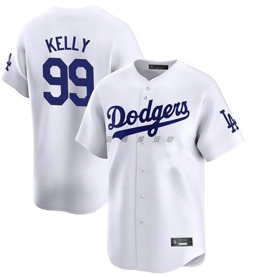 洛杉矶道奇队 Los Angeles Dodgers 99#KELLY 棒球服刺绣球衣