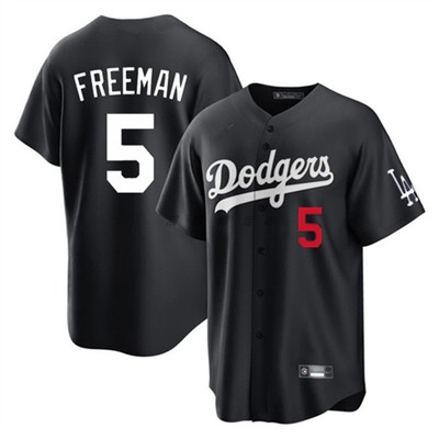 洛杉矶道奇队 Los Angeles Dodgers 5# FREEMAN 男棒球服刺绣球衣