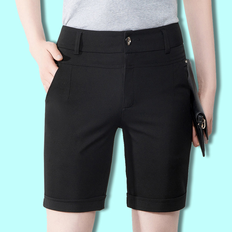 春夏女裝高腰彈力西裝褲中年女五分褲媽媽短褲加肥加大碼休閑褲薄在類目 女裝/女士精品, 褲子, 休閒褲中 - 來自Buy2taobao.com提供專業的淘寶代購服務