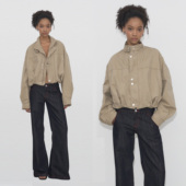 Grown 宽松哈灵顿夹克 收腰松弛感 Notold 短款