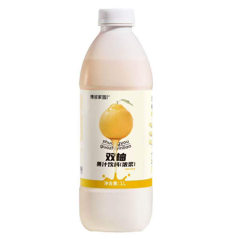 博多家园 双柚汁风味浓缩饮料1L双柚果汁
