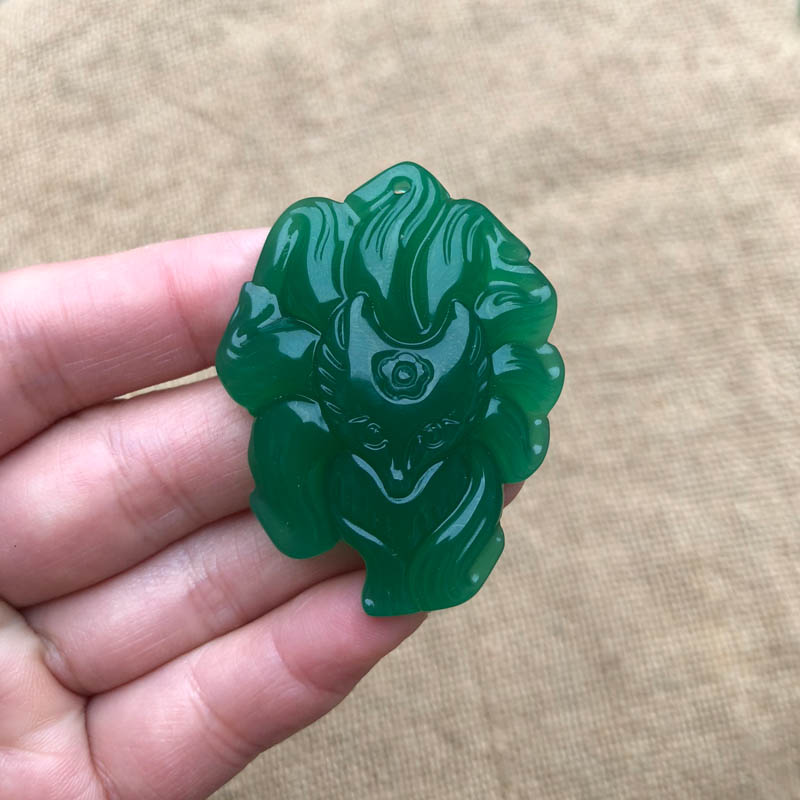 天然玛瑙招财项链吊坠送证书