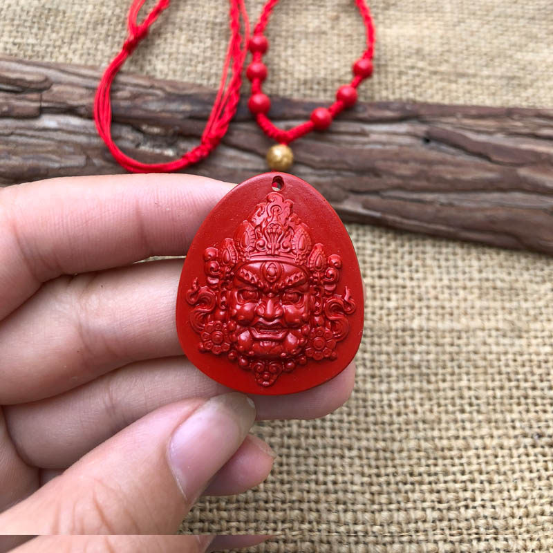 高含量帝王红玉佩黄财神送证书