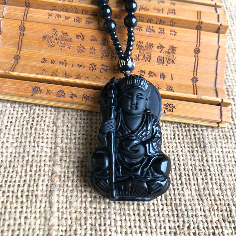 地藏王男士佛像保平安玉佩护身符