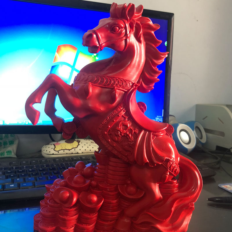 台湾原色朱砂帝王红摆件送证书
