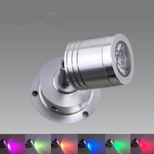 12v小迷你LED天花射灯酒柜台灯背景装饰彩色座式吸顶灯1W