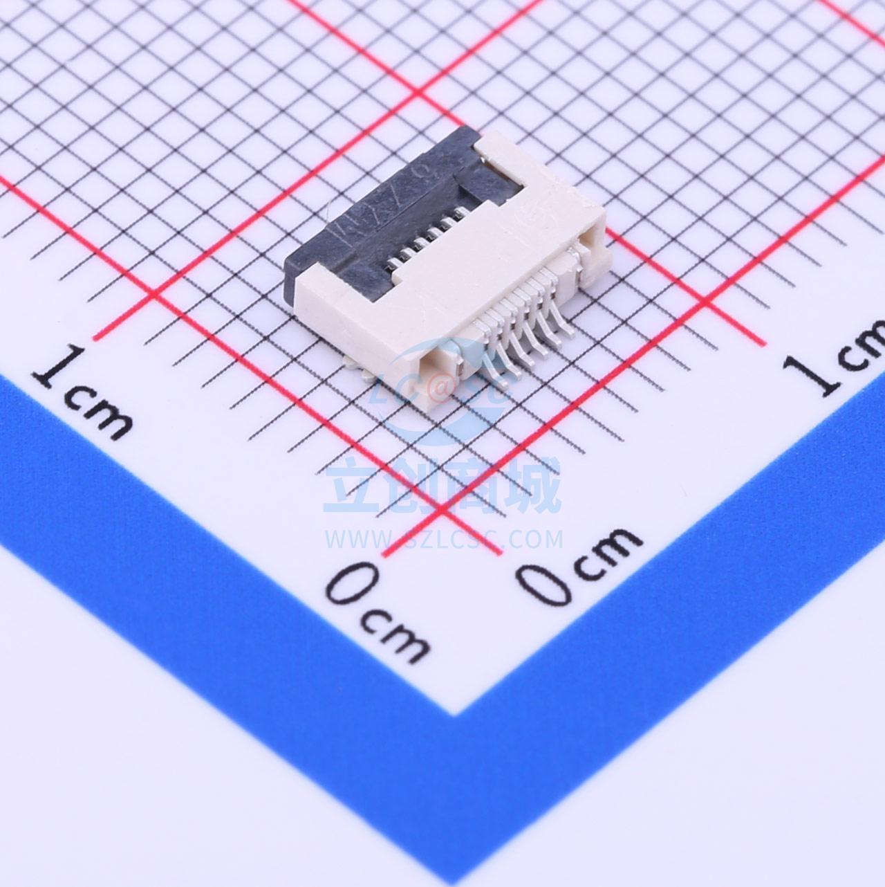 AFC01-S06FCC-00 FFC/FPC连接器 0.5mm P数:6 翻盖式 下接 电子元器件市场 连接器 原图主图