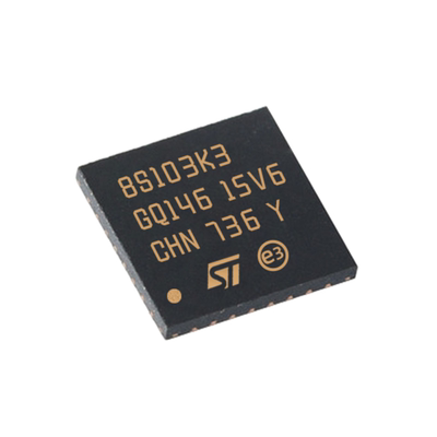 STM8S103K3U6 VQFN32 8位微控制器-MCU 16MHz/8KB闪存 原装正品,1