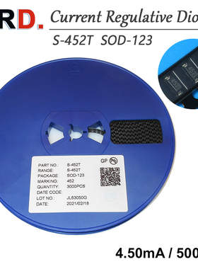 S-452T贴片封装SOD123限流恒流二极管4.5mA100V工厂现货LED灯应用