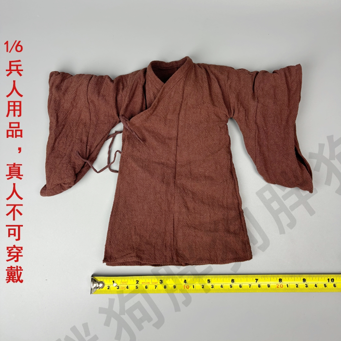 空灵阁 1/6  姚广孝 僧衣 古代兵人衣服外袍长衫模型图片