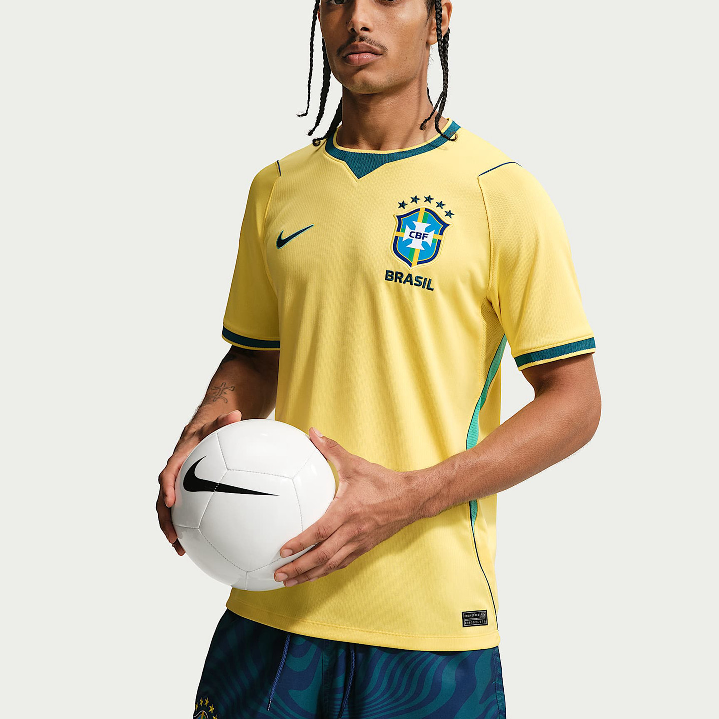 Nike/耐克巴西队主场球迷版Nike Dri-FIT 男子速干足球球衣IF7054