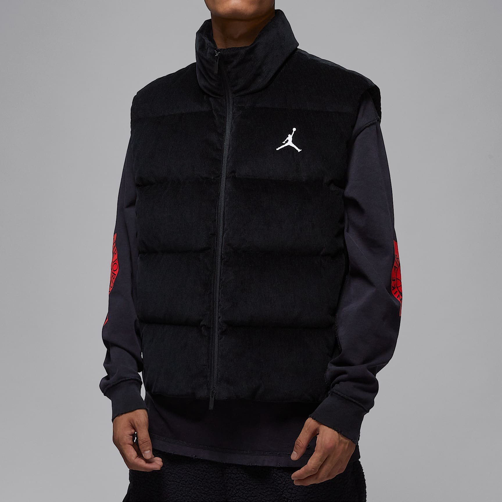 耐克乔丹Jordan男子羽绒服马甲冬季新款轻便保暖灯芯绒夹克HV0535,运动服/休闲服装,羽绒马甲,淘宝优惠券,粉丝福利购,淘宝优惠卷