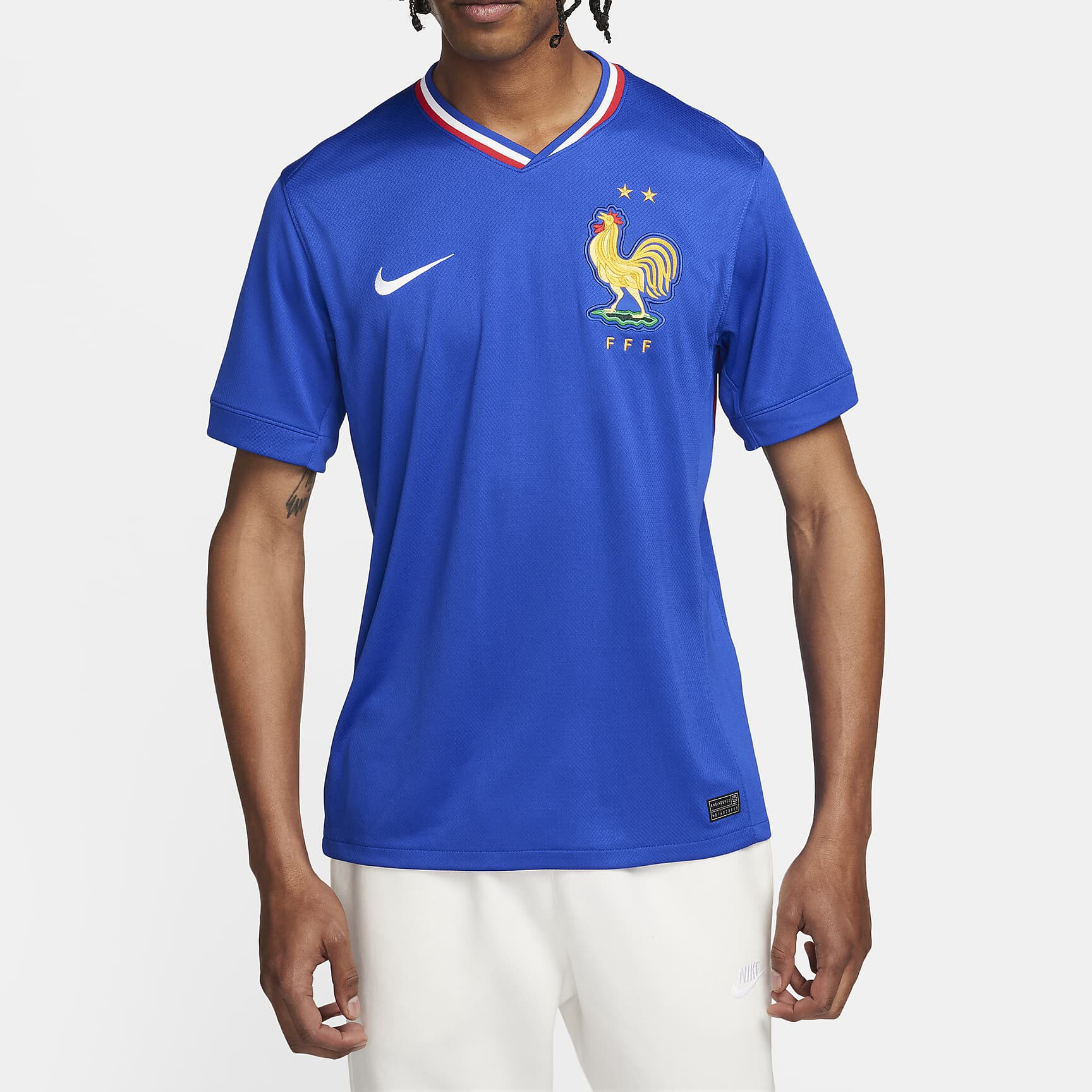 Nike/耐克2024/25 赛季法国队主场球迷版 速干足球球衣FJ1259