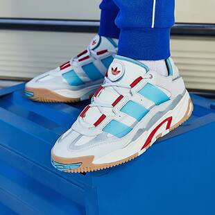 阿迪达斯三叶草Niteball防滑耐磨舒适透气复古潮流跑鞋面包鞋
