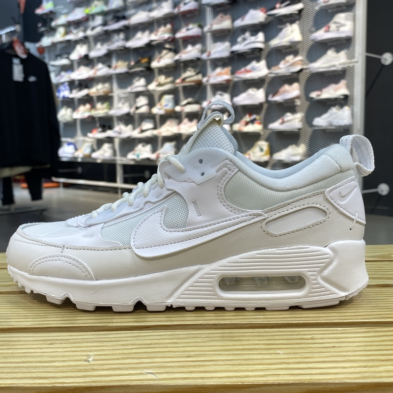耐克AirMax90气垫合成革缓震透气复古增高华夫鞋阿甘鞋跑鞋